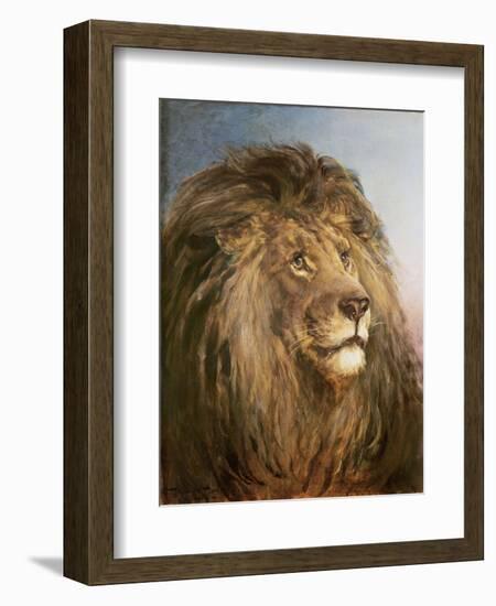 A Lion's Head-Heywood Hardy-Framed Giclee Print