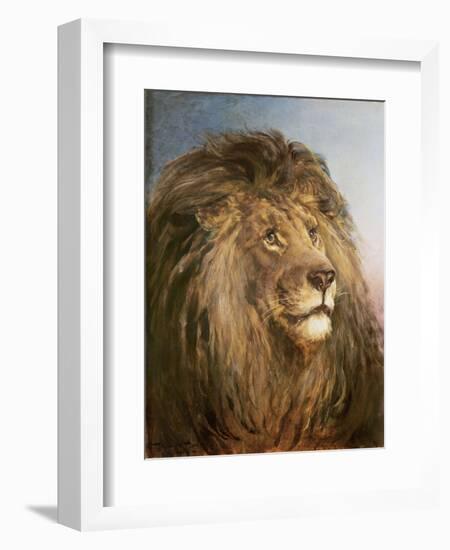 A Lion's Head-Heywood Hardy-Framed Giclee Print