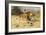 A Lion with His Prey-Wilhelm Kuhnert-Framed Giclee Print