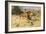 A Lion with His Prey-Wilhelm Kuhnert-Framed Giclee Print