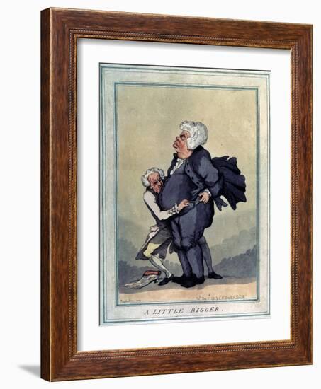 A Little Bigger, 1791-Thomas Rowlandson-Framed Giclee Print