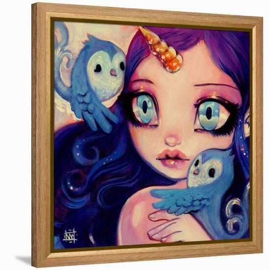 A Little Birdy Told Me-Natasha Wescoat-Framed Premier Image Canvas