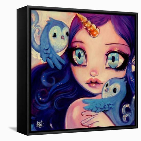 A Little Birdy Told Me-Natasha Wescoat-Framed Premier Image Canvas