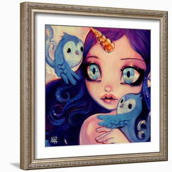 A Little Birdy Told Me-Natasha Wescoat-Framed Giclee Print