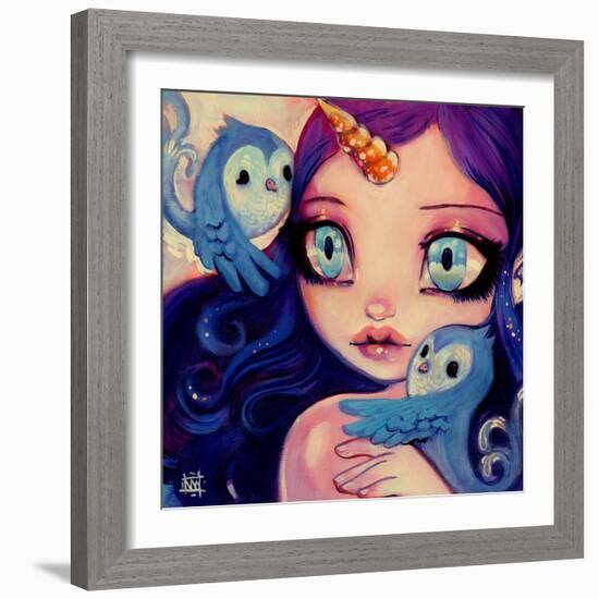 A Little Birdy Told Me-Natasha Wescoat-Framed Giclee Print