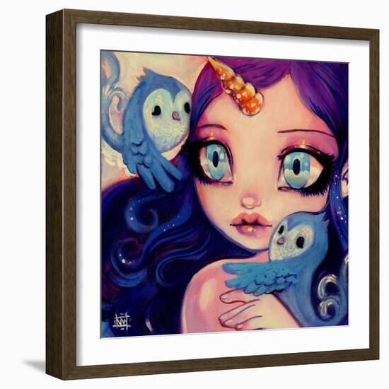 A Little Birdy Told Me-Natasha Wescoat-Framed Giclee Print