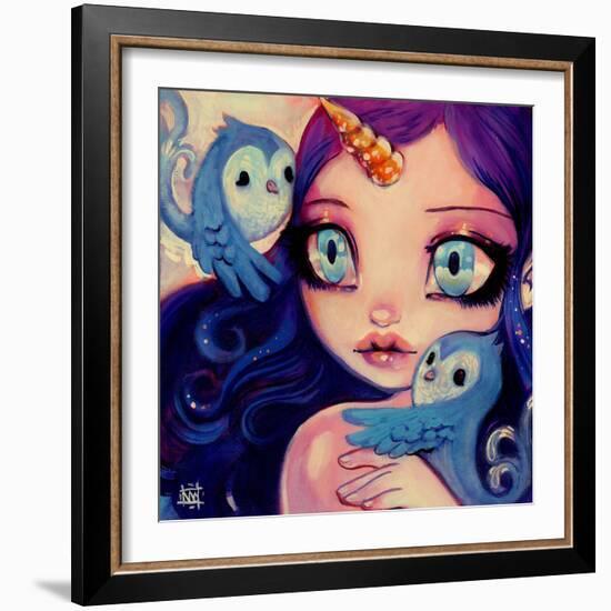 A Little Birdy Told Me-Natasha Wescoat-Framed Giclee Print