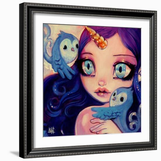 A Little Birdy Told Me-Natasha Wescoat-Framed Giclee Print