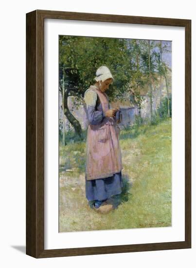 A Little Breton Maid-Hugh Bellingham Smith-Framed Giclee Print