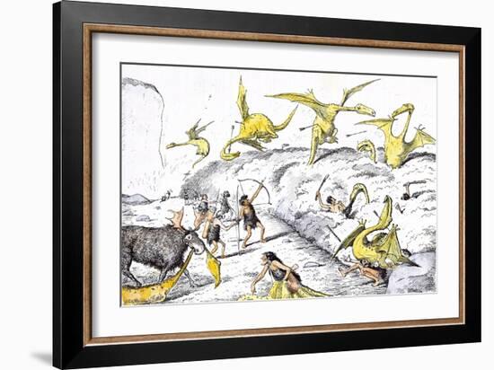 A Little Covert Shooting. Dragons Plentiful and Strong on the Wing-Edward Tennyson Reed-Framed Giclee Print