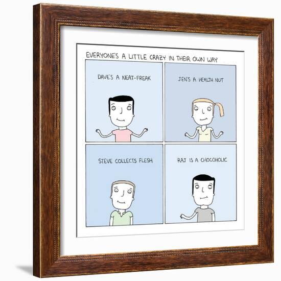 A Little Crazy-Reza Farazmand-Framed Art Print