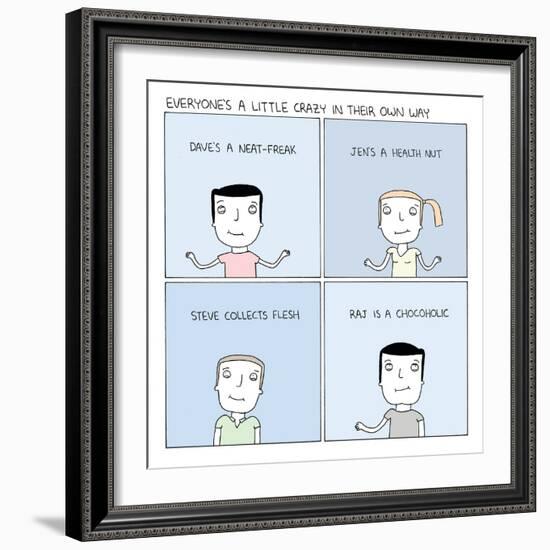 A Little Crazy-Reza Farazmand-Framed Art Print