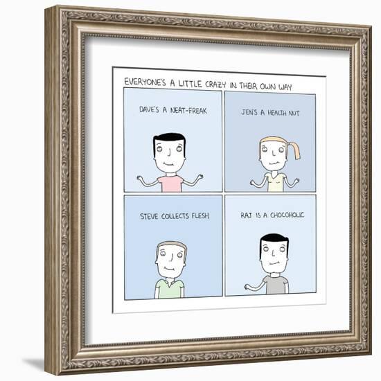 A Little Crazy-Reza Farazmand-Framed Art Print