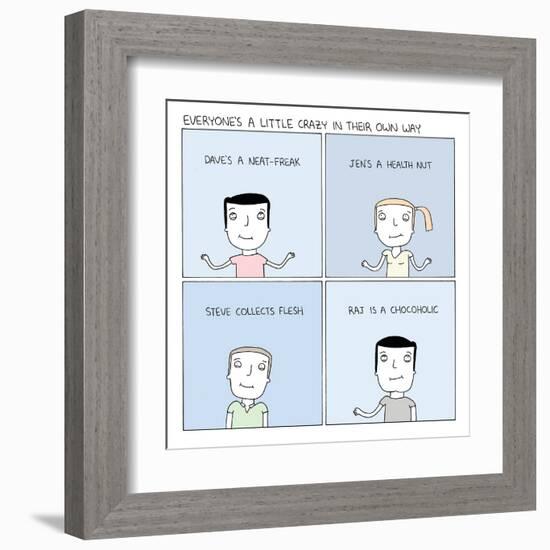 A Little Crazy-Reza Farazmand-Framed Art Print