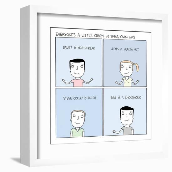 A Little Crazy-Reza Farazmand-Framed Art Print