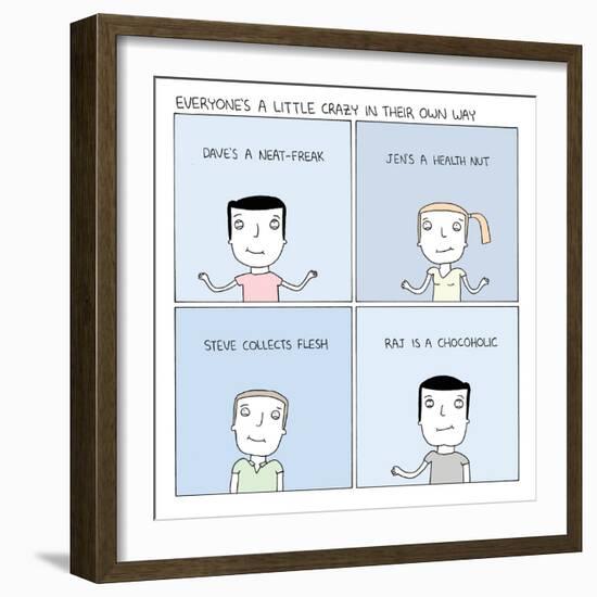 A Little Crazy-Reza Farazmand-Framed Premium Giclee Print