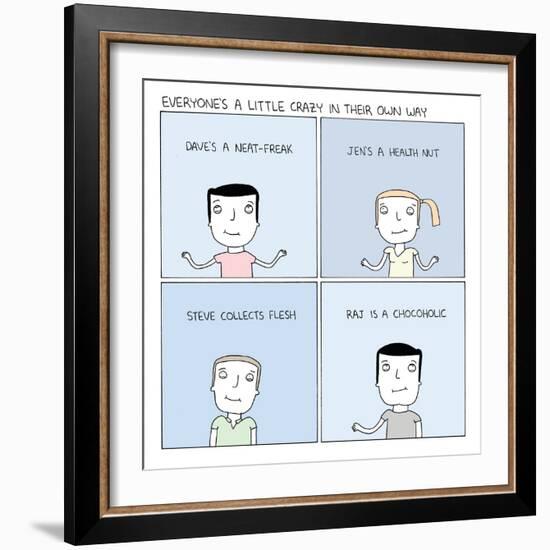 A Little Crazy-Reza Farazmand-Framed Premium Giclee Print