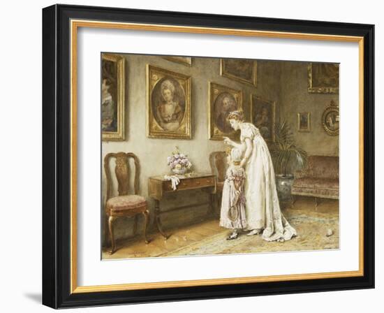 A Little Family History-George Goodwin Kilburne-Framed Giclee Print