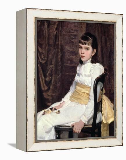 A Little Girl, 1887-Cecilia Beaux-Framed Premier Image Canvas