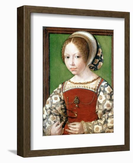 A Little Girl, C1520-Jan Gossaert-Framed Giclee Print