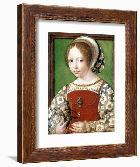 A Little Girl, C1520-Jan Gossaert-Framed Giclee Print