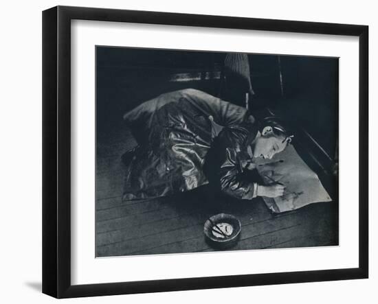 'A little girl left behind imagines the trek to the country', 1941-Cecil Beaton-Framed Photographic Print