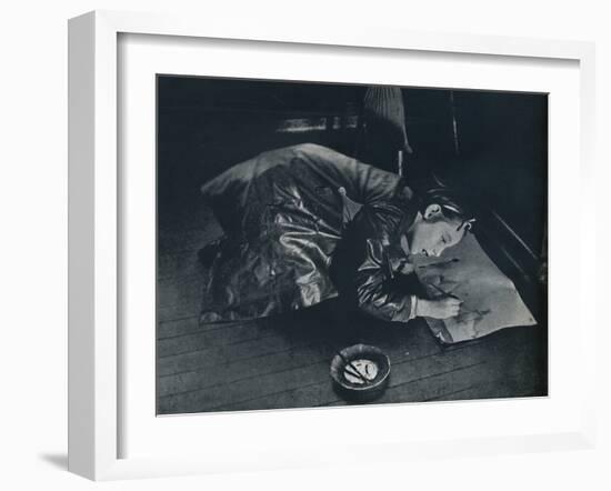 'A little girl left behind imagines the trek to the country', 1941-Cecil Beaton-Framed Photographic Print