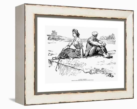 A Little Incident-Charles Dana Gibson-Framed Premier Image Canvas