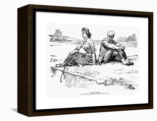 A Little Incident-Charles Dana Gibson-Framed Premier Image Canvas