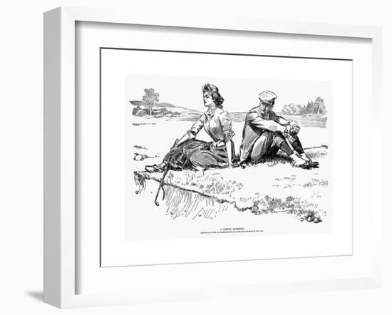 A Little Incident-Charles Dana Gibson-Framed Giclee Print