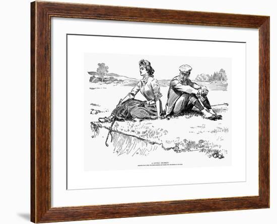 A Little Incident-Charles Dana Gibson-Framed Giclee Print