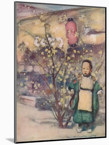 'A Little Japanese Boy', c1887, (1901)-Mortimer L Menpes-Mounted Giclee Print