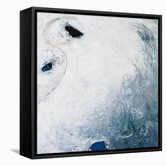A little piece of moon-Hyunah Kim-Framed Stretched Canvas