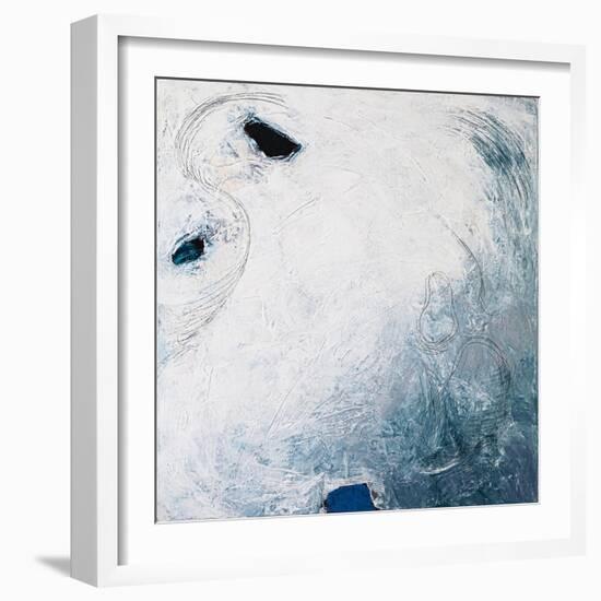 A little piece of moon-Hyunah Kim-Framed Art Print