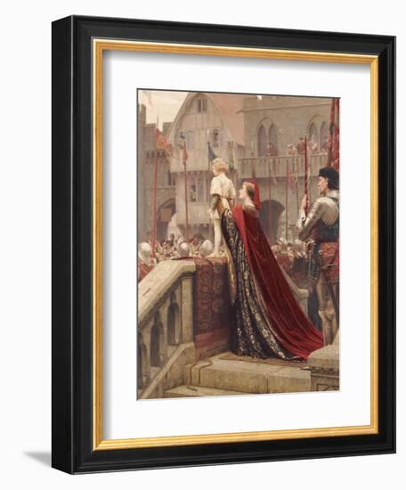 A Little Prince Likely in Time to Bless a Royal Throne, 1904-Edmund Blair Leighton-Framed Giclee Print