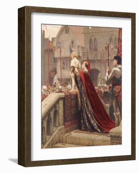 A Little Prince Likely in Time to Bless a Royal Throne, 1904-Edmund Blair Leighton-Framed Giclee Print