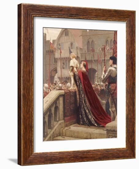 A Little Prince Likely in Time to Bless a Royal Throne, 1904-Edmund Blair Leighton-Framed Giclee Print
