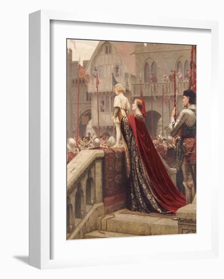 A Little Prince Likely in Time to Bless a Royal Throne, 1904-Edmund Blair Leighton-Framed Giclee Print