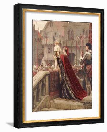 A Little Prince Likely in Time to Bless a Royal Throne, 1904-Edmund Blair Leighton-Framed Giclee Print