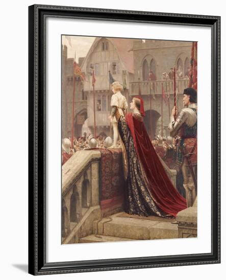 A Little Prince Likely in Time to Bless a Royal Throne, 1904-Edmund Blair Leighton-Framed Giclee Print