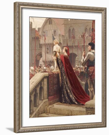 A Little Prince Likely in Time to Bless a Royal Throne, 1904-Edmund Blair Leighton-Framed Giclee Print