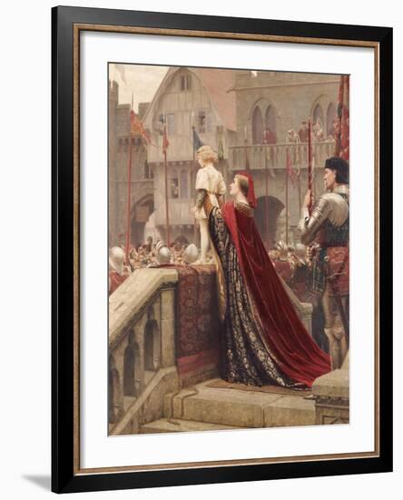 A Little Prince Likely in Time to Bless a Royal Throne, 1904-Edmund Blair Leighton-Framed Giclee Print