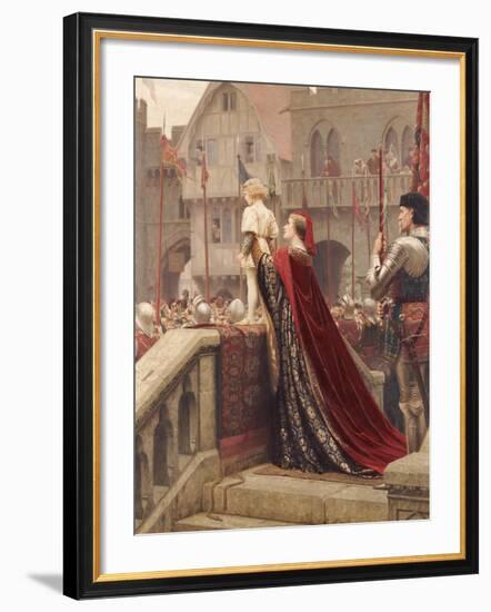 A Little Prince Likely in Time to Bless a Royal Throne, 1904-Edmund Blair Leighton-Framed Giclee Print