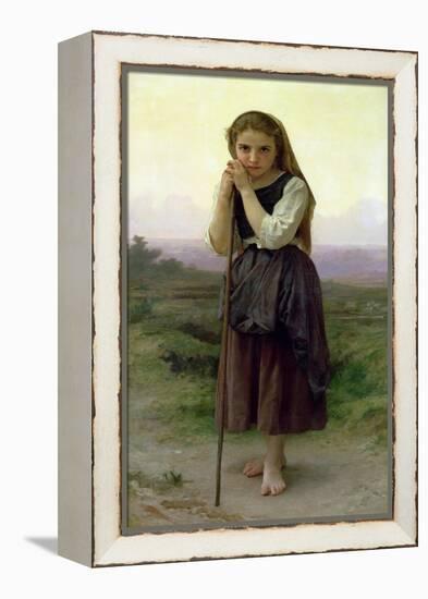 A Little Shepherdess, 1891-William Adolphe Bouguereau-Framed Premier Image Canvas