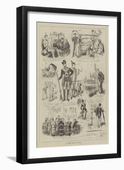 A Little Sport in Belgium-null-Framed Giclee Print