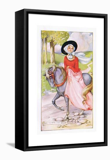 A Lively Lady from Bath-Anne Anderson-Framed Premier Image Canvas