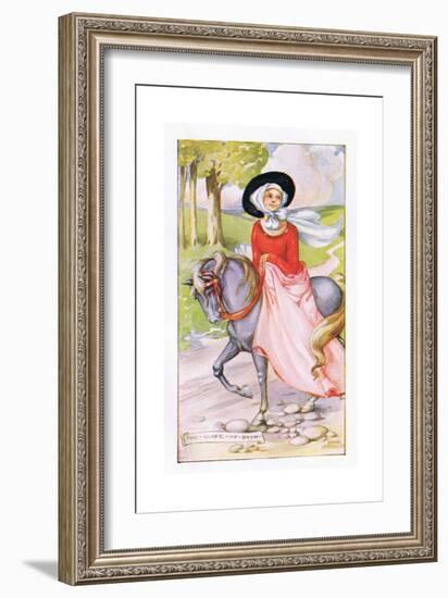 A Lively Lady from Bath-Anne Anderson-Framed Giclee Print
