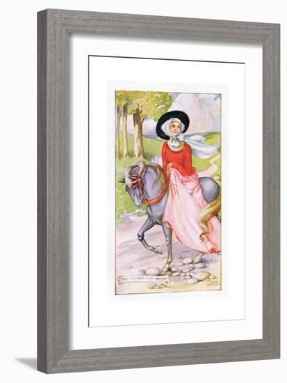 A Lively Lady from Bath-Anne Anderson-Framed Giclee Print