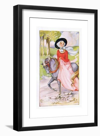 A Lively Lady from Bath-Anne Anderson-Framed Giclee Print