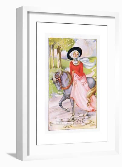 A Lively Lady from Bath-Anne Anderson-Framed Giclee Print